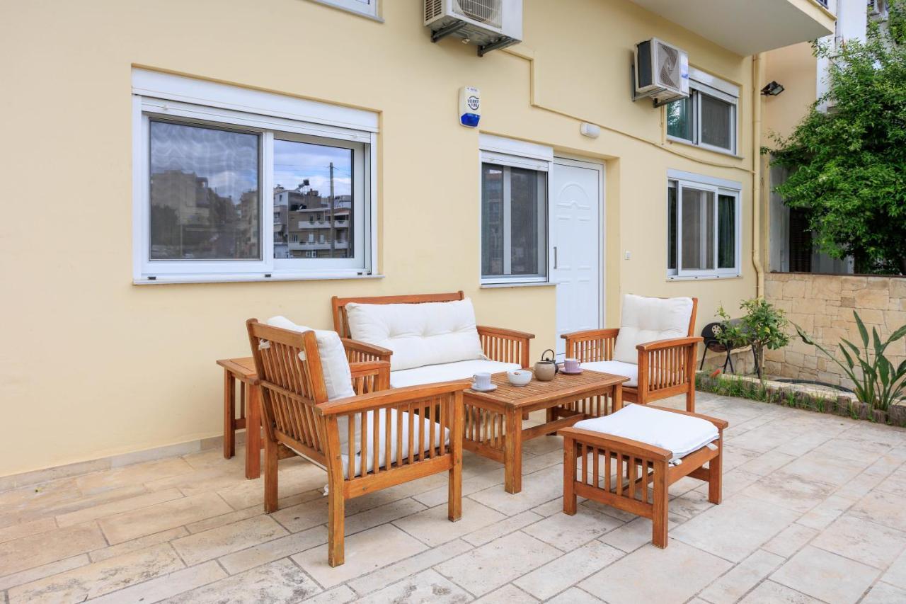 Electra Modern Apartment With Cozy Garden Heraklion  Exterior photo
